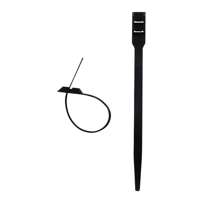 10 COLLARI 9X180mm nero