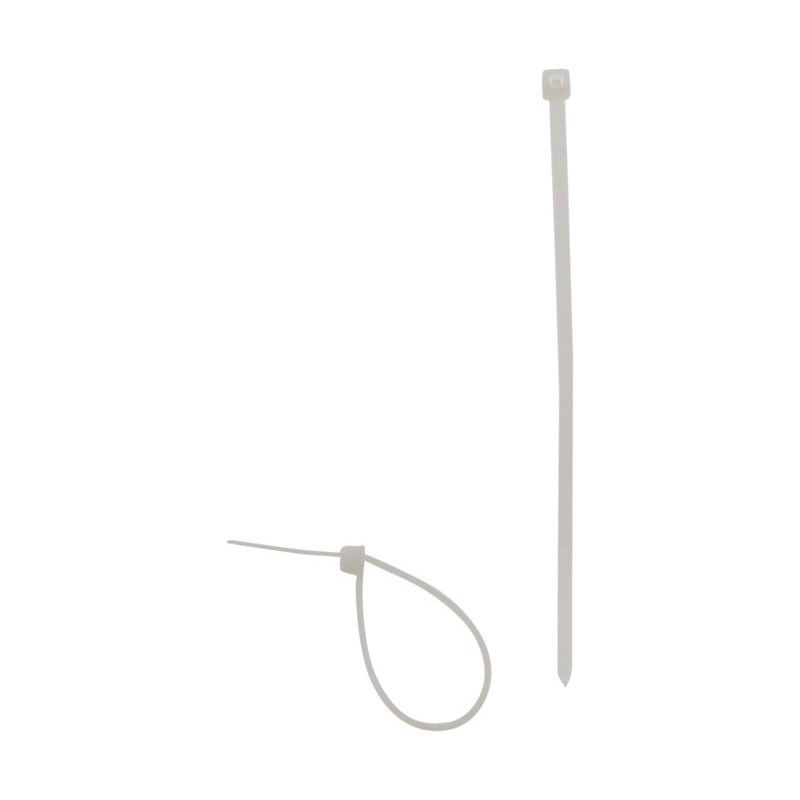 20 COLLIERS DE CABLAGE 2,5x98mm transparents