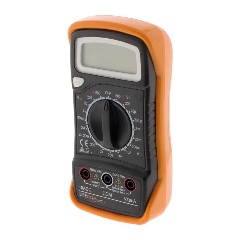 Schokbestendige multimeter 5 functies 17 meters