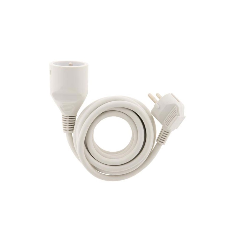 PROLONGATEUR HO5VVF 3 G 1.5 Blanc 10 M