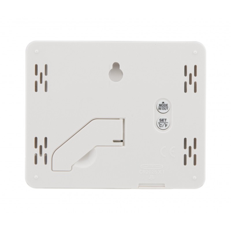 TERMÓMETRO HIGRÓMETRO LCD 82x99MM BLANCO