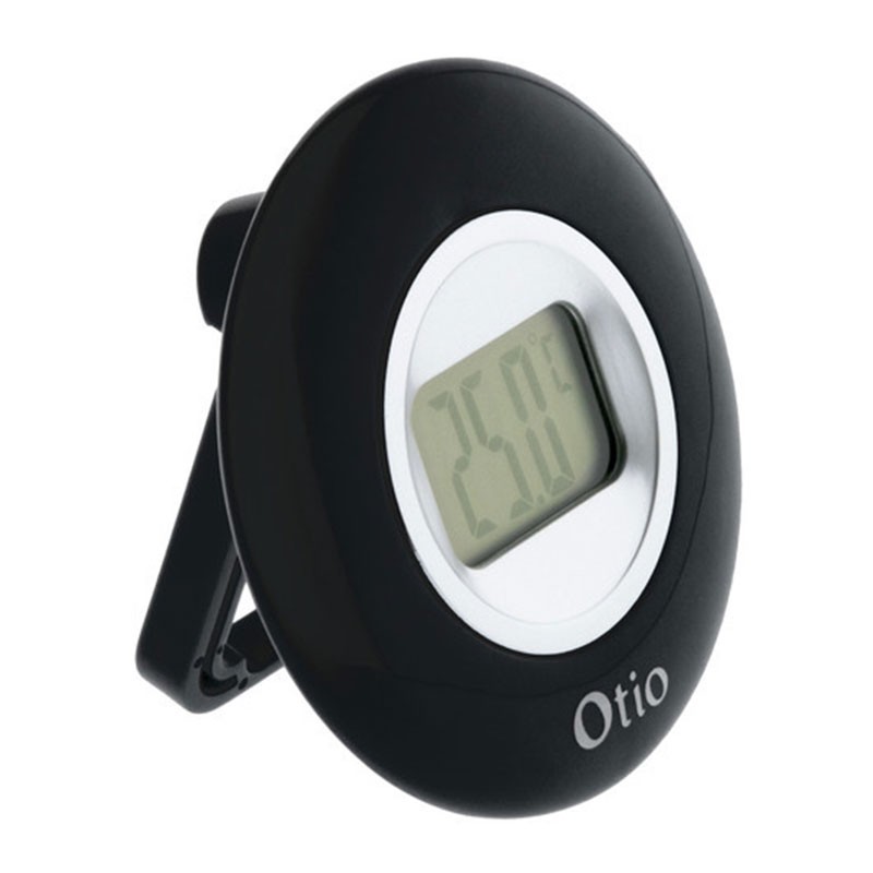 Otio - Thermomètre électronique à écran LCD Noir