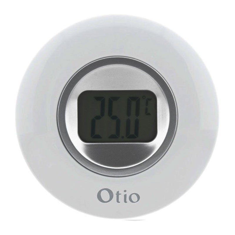 THERMOMETRE DIAMETRE 77mm A ECRAN LCD BLANC