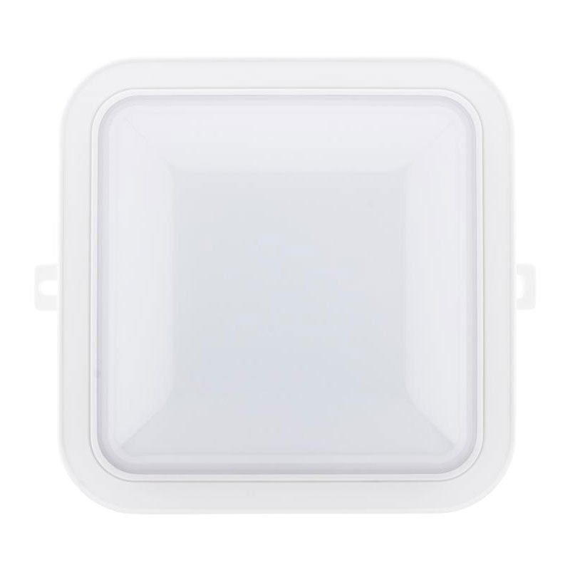 Elexity - Hublot carré led 5.5W 450lm IP44 blanc