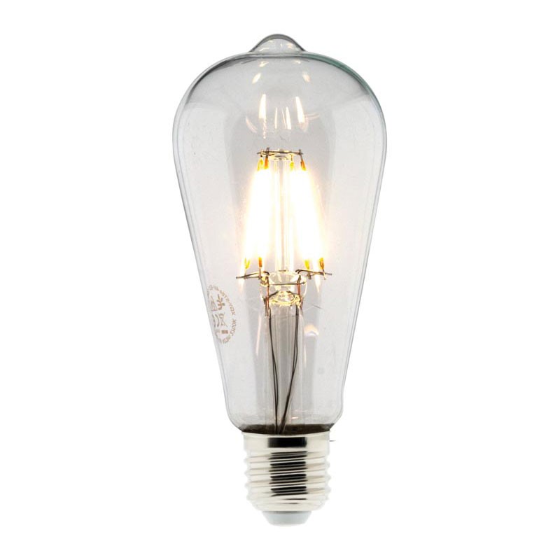 455051 LED BULB FILAMENT ST64 4W E27 2700K 345LM