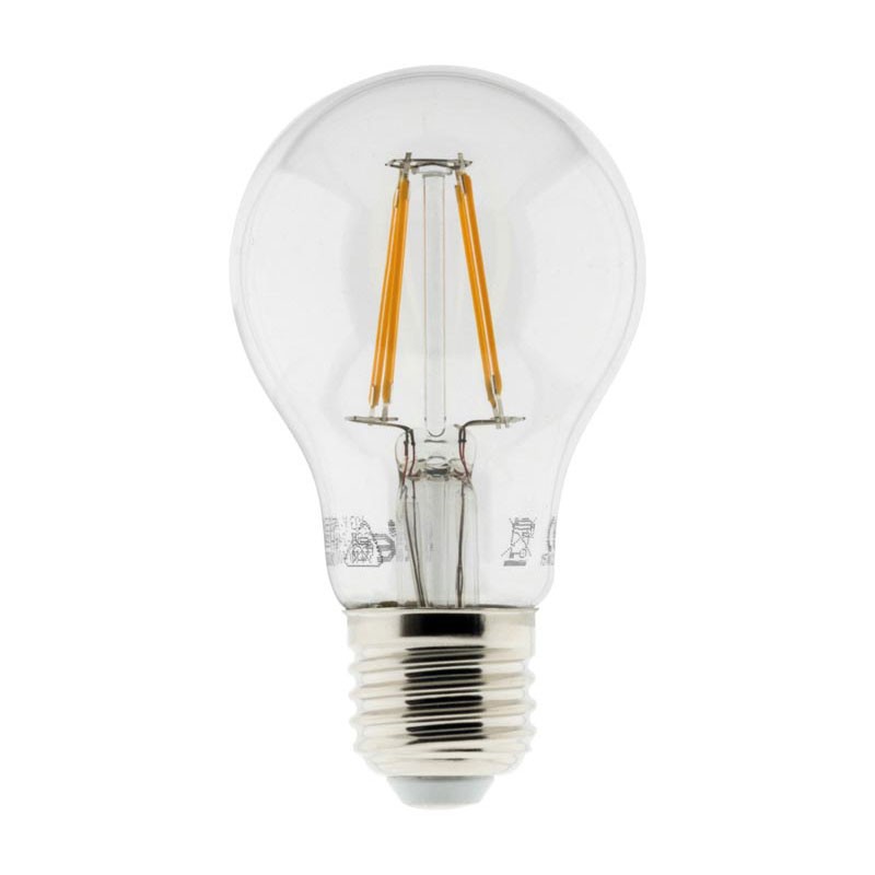 Elexity - Ampoule led filament sphére A60 4W E27 2700K 450 Lumens