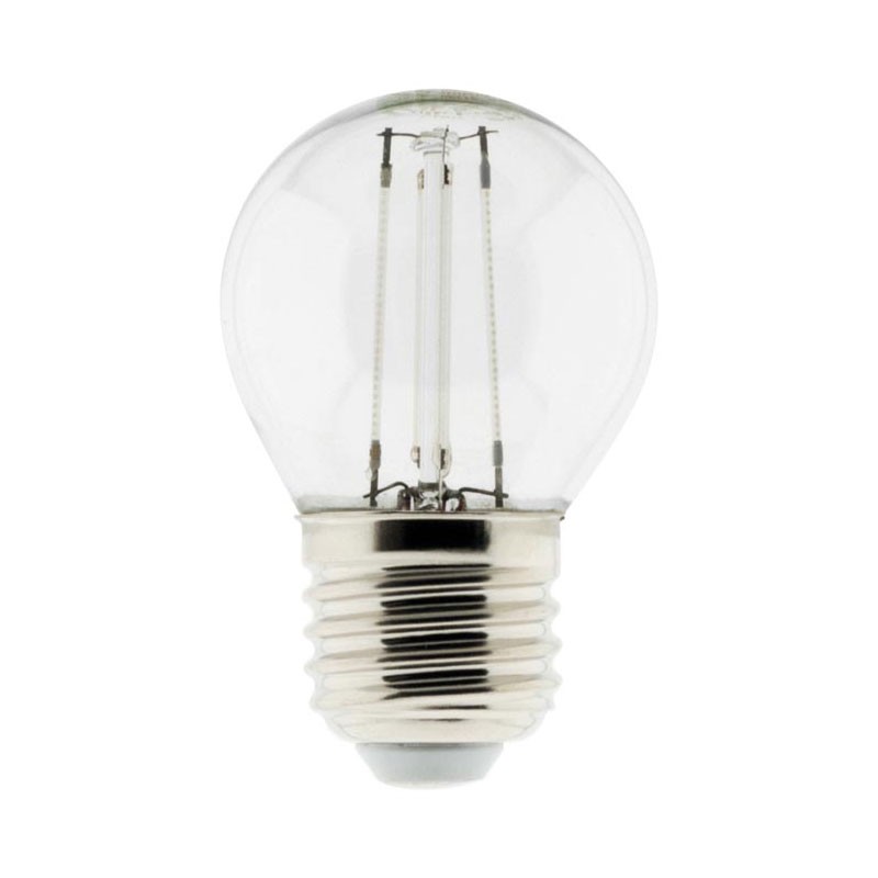455057 LED BULB SPHERICAL FILAMENT 3W E27 320 LM BLUE