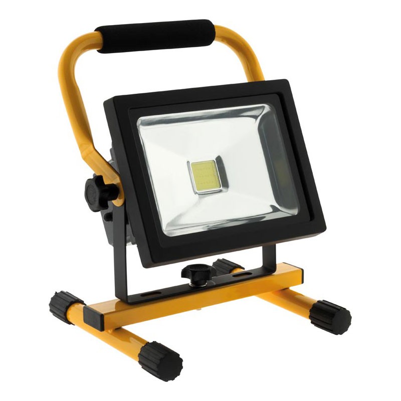Projecteur LED 20W rechargeable IP 65 étanche + 2 chargeurs Elexity
