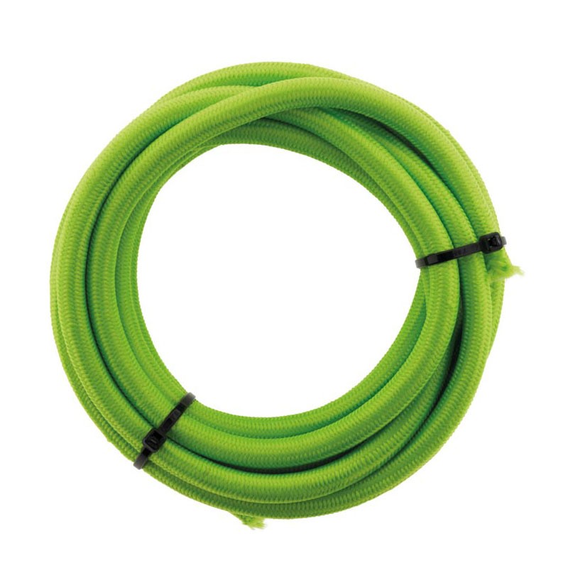 Cable textile 3G1 vert 3m