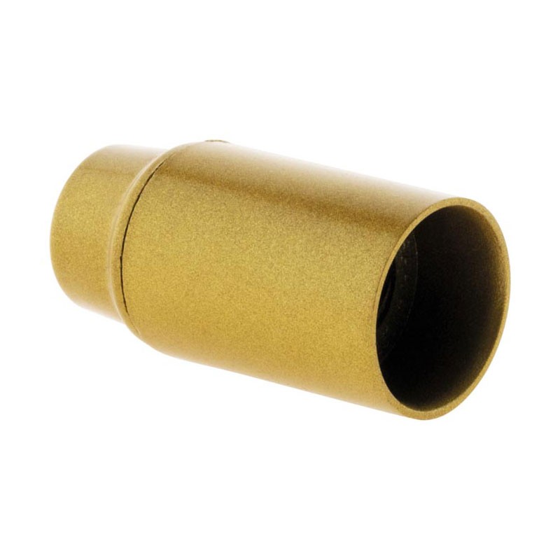 E14 thermoplastic gold lampholder B.A screw