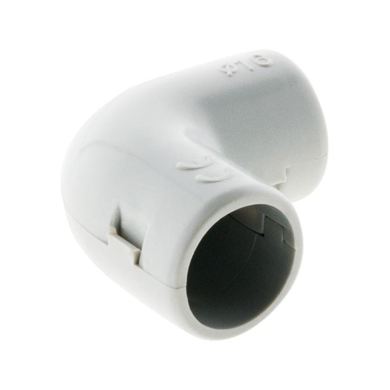 100505 3 EQUERRES/CONDUITS IRL D.16MM GRIS