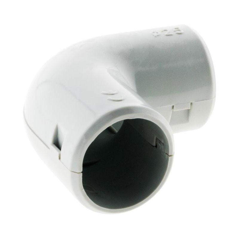 100507 2 EQUERRES/CONDUITS IRL D.25MM GRIS