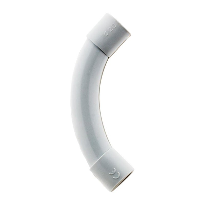 100516 2 BOCHTEN GROTE RADIUS IRL D.20MM GRIJS