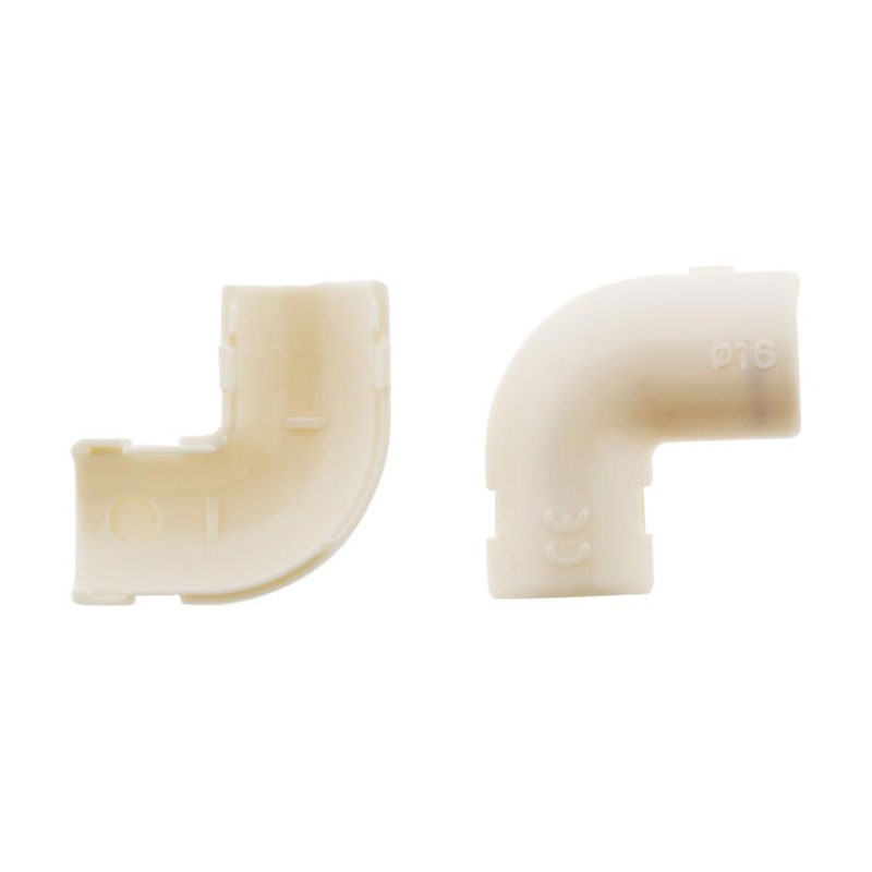3 Equerres/Conduits Irl D.16Mm Blanc