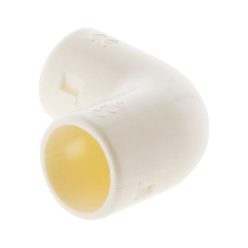 100526 3 EQUERRES/CONDUITS IRL D.20MM BLANC