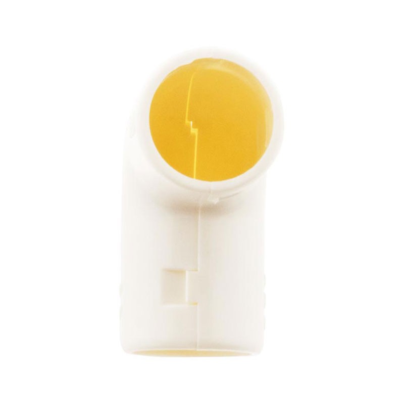 100526 3 EQUERRES/CONDUITS IRL D.20MM BLANC