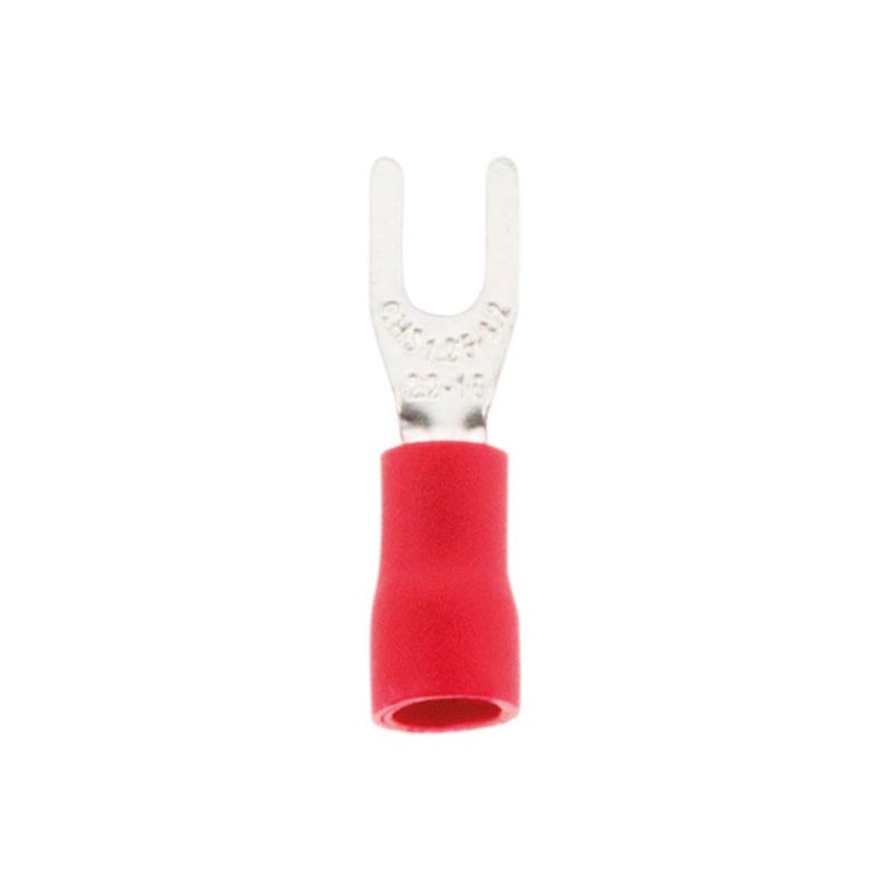 10 cosses fourches rouges 3mm