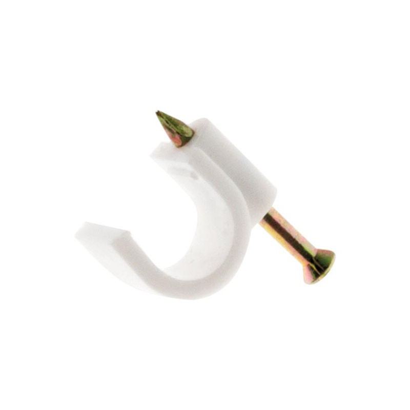 122804 20 ATTACHES PLASTIQUES 4MM BLANC