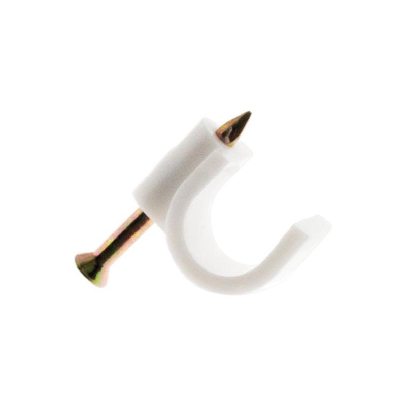 122804 20 ATTACHES PLASTIQUES 4MM BLANC