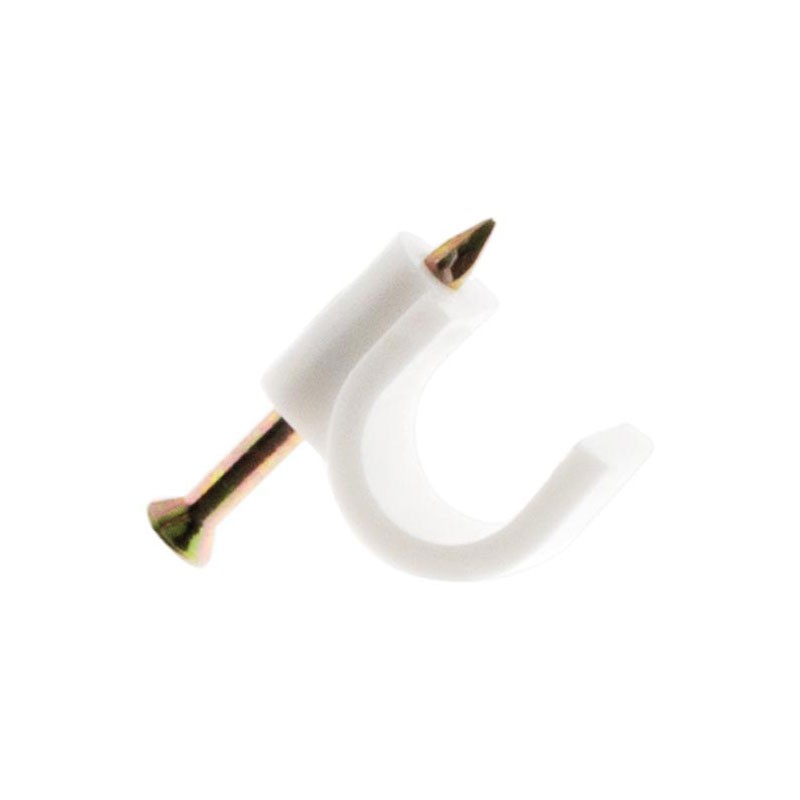 122807 20 ATTACHES PLASTIQUES 7MM BLANC TV