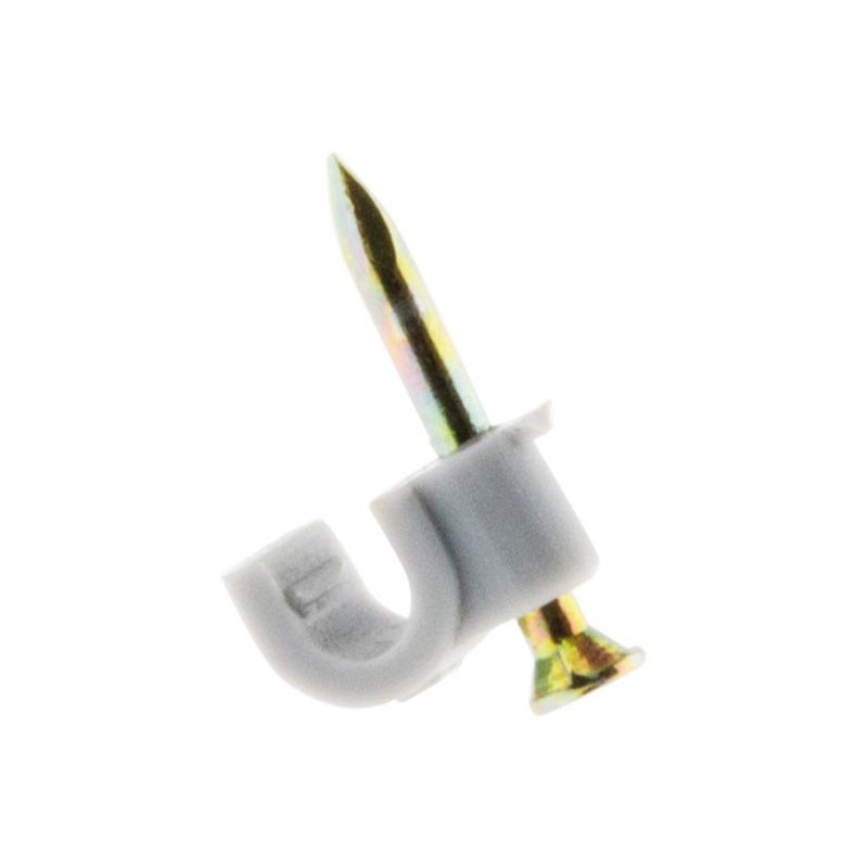 122835 20 ELEMENTI DI FISSAGGIO IN PLASTICA 5MM GRIGIO