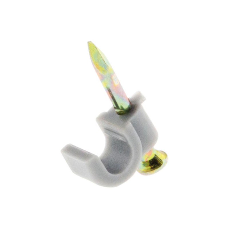122835 20 ELEMENTI DI FISSAGGIO IN PLASTICA 5MM GRIGIO