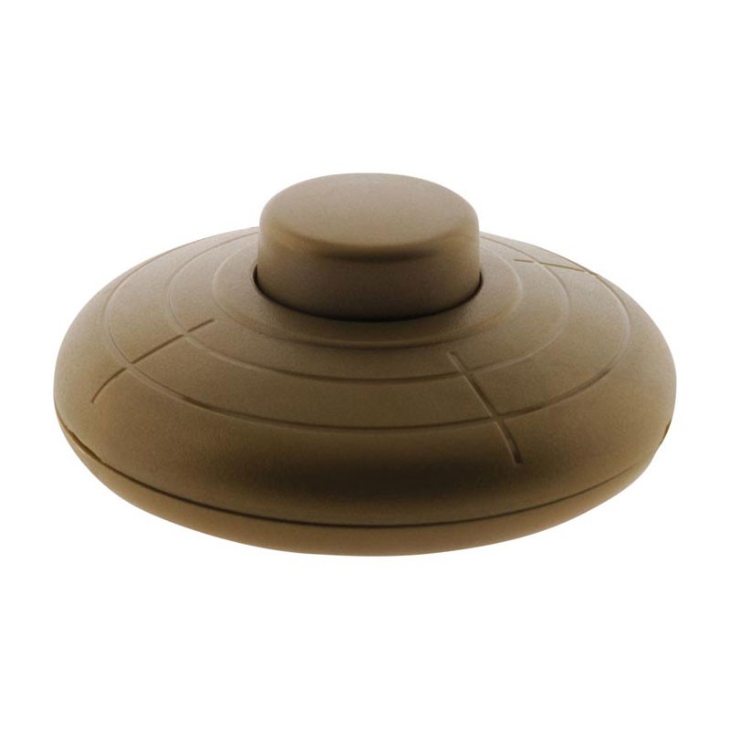 Interruttore a pedale unipolare oro Zenitech