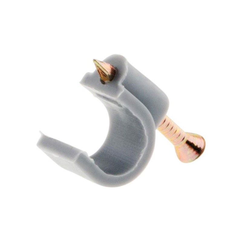 122840 20 ATTACHES PLASTIQUES 10MM GRIS