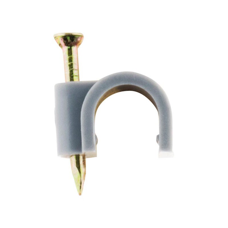 122840 20 ATTACHES PLASTIQUES 10MM GRIS
