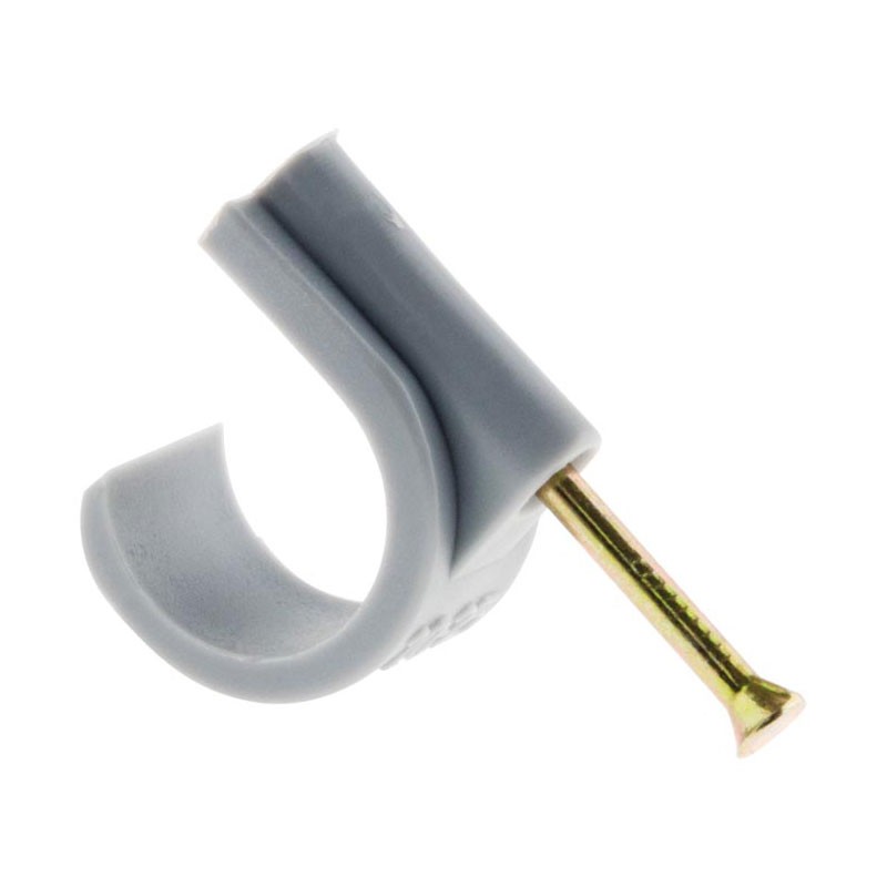 122854 10 ATTACHES PLASTIQUES 20/25MM GRIS