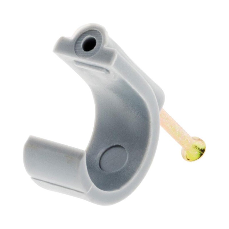 122854 10 ATTACHES PLASTIQUES 20/25MM GRIS