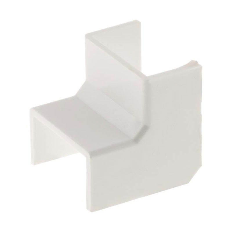 2 angles moulures intérieurs 20X10mm blanc Zenitech