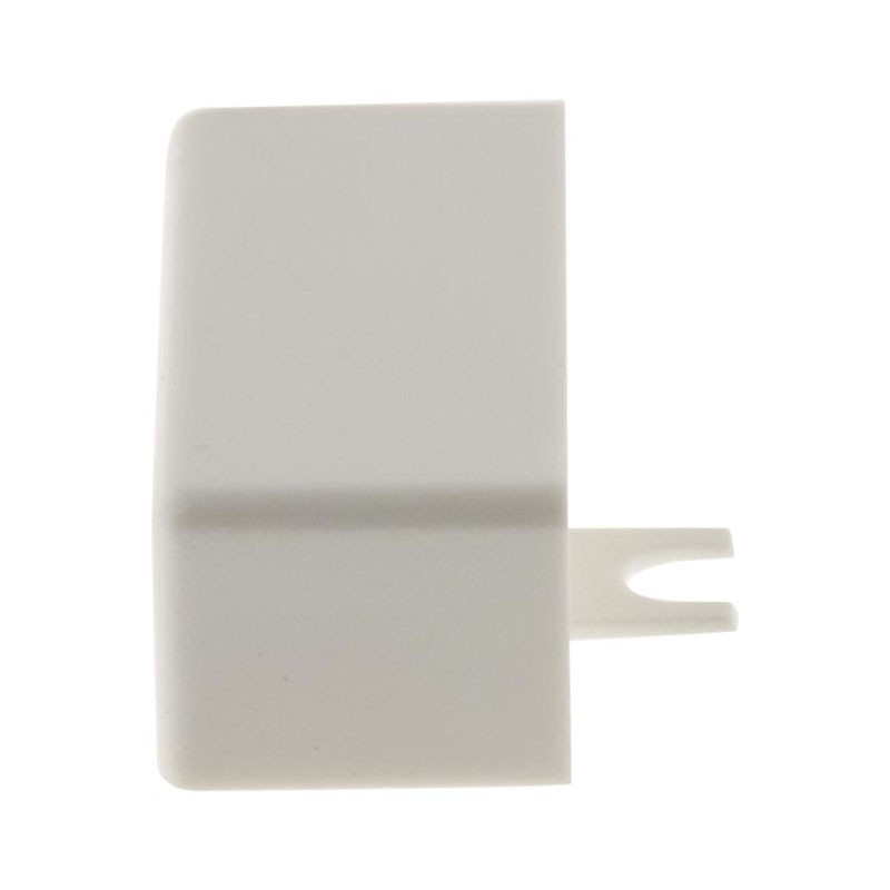 4 embouts / moulure 30X10 blanc Zenitech