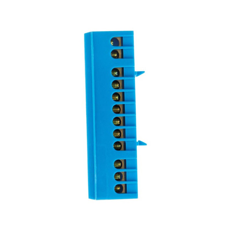 150022 BLUE NEUTRAL TERMINAL BLOCK 12 MODULES
