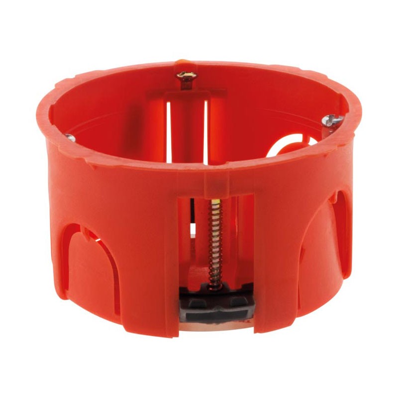 120387 JUEGO DE 5 CAJAS REDONDAS D.65 P.40MM PARA TORNILLOS DE PLADUR+CLAVOS