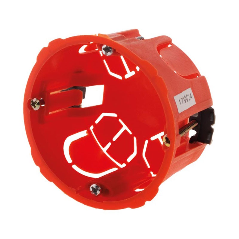 120387 JUEGO DE 5 CAJAS REDONDAS D.65 P.40MM PARA TORNILLOS DE PLADUR+CLAVOS