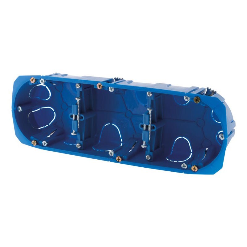 120284 CAJA DE EMPOTRAR TRIPLE P.METAL D67 P40 DISTANCIA ENTRE EJES