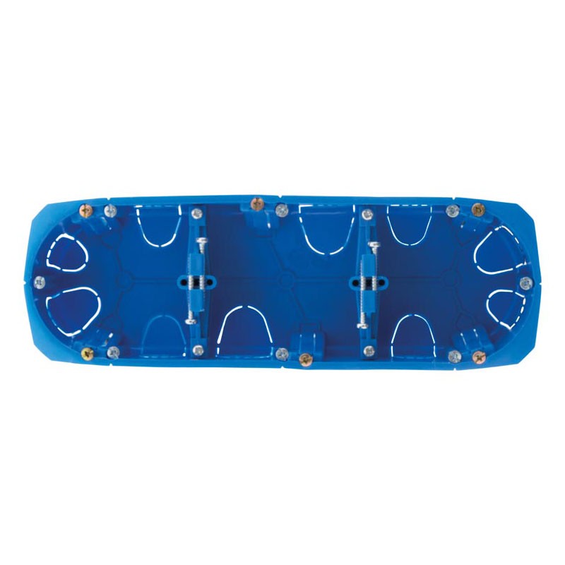 120284 CAJA DE EMPOTRAR TRIPLE P.METAL D67 P40 DISTANCIA ENTRE EJES