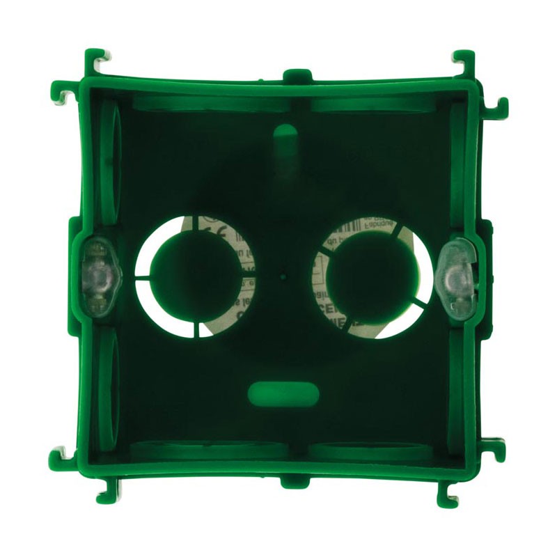 120150 SQUARE CONSTRUCTION BOX 75x75x40 TO SEAL SCREWS+GRIFFES
