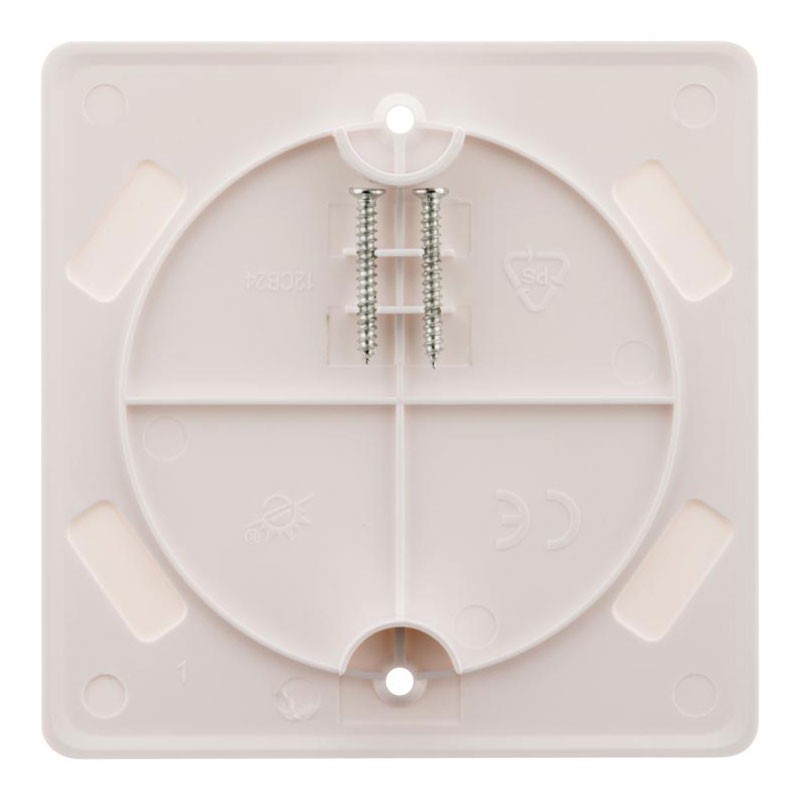 120465 VIERKANT DEKSEL 100X100MM MET SCHROEF