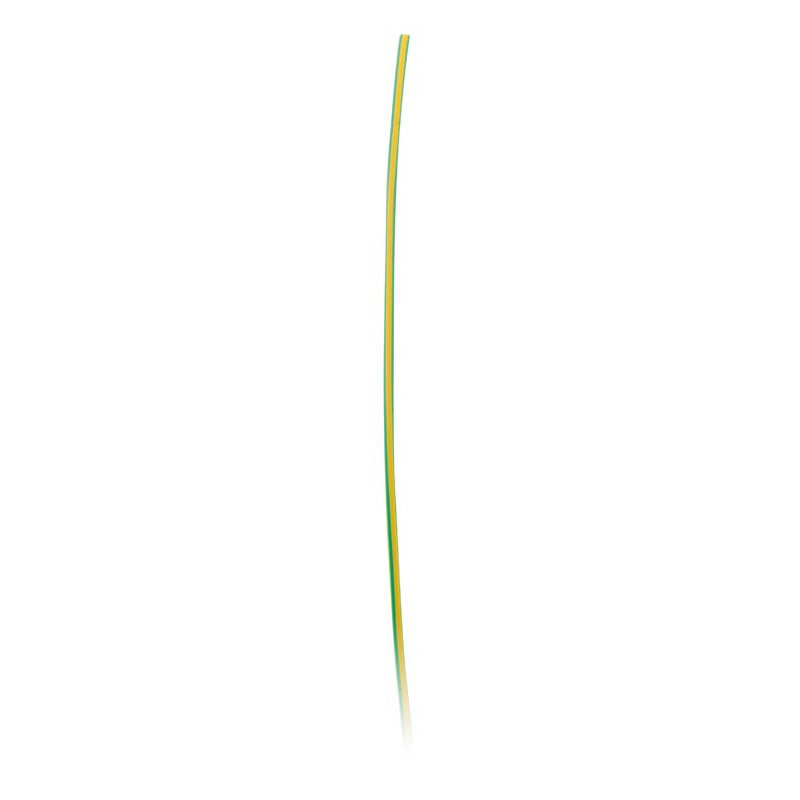 Gaine thermorétractable D3.2-1.6 X 1m vert et jaune