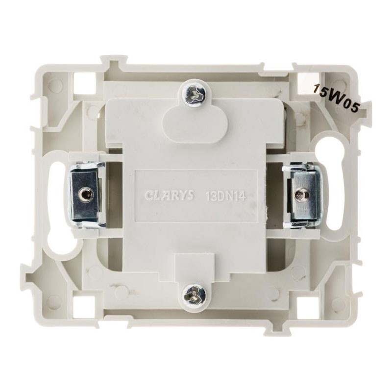 133024 8-PIN TEL SOCKET CLARYS NU WHITE