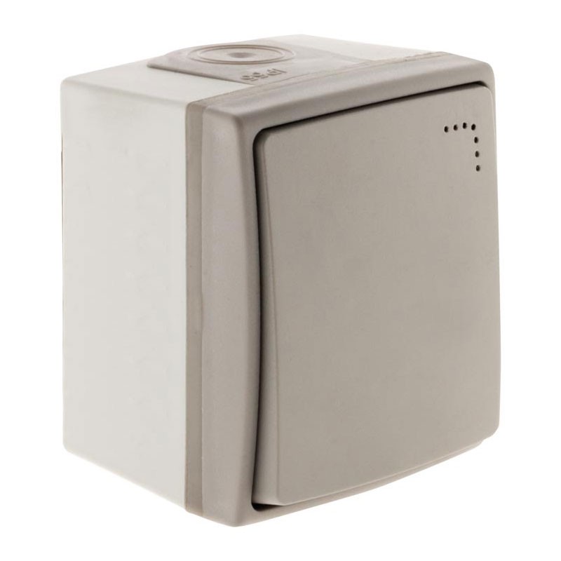 Interrupteur Bouton Va Et Vient A Voyant Ip55 Bicolore Orok