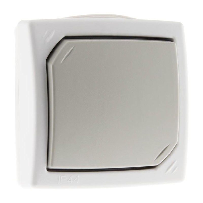 Interruttore a pulsante da incasso impermeabile IP44