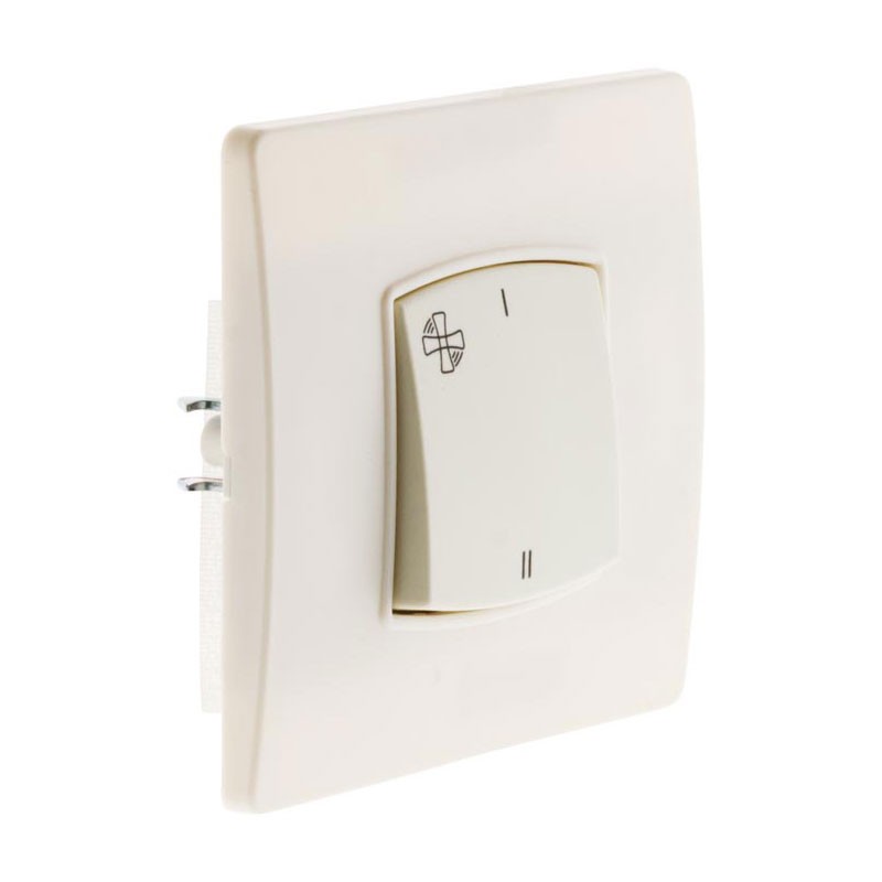 134414 COMMANDE VMC 2 VITESSES DIWONE BLANC + GRIFFES