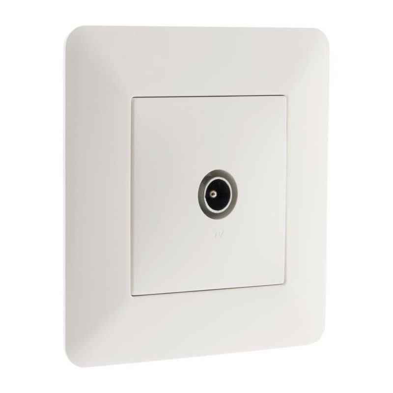 Prise TV D.9.52 mâle Artezo blanc