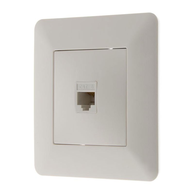 135712 PRISE TEL RJ45 ARTEZO BLANC
