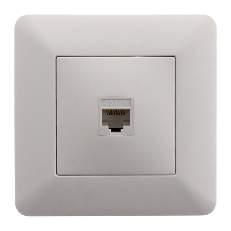 135712 PRISE TEL RJ45 ARTEZO BLANC