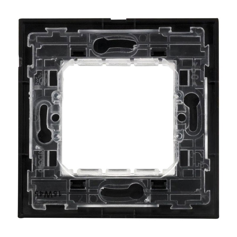 135227 SIMPLEA PLAQUE NOIR MAT SIMPLE + 1 SUPPORT + GRIFFES