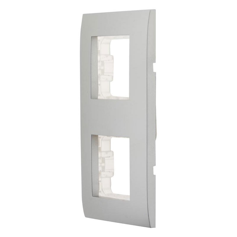 135234 SIMPLEA PLACA METÁLICA DUPLA + 2 SUPORTES + GARRAS